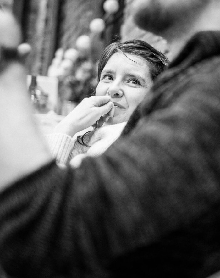 Project Manager, Jessica Young, looking towards the camera