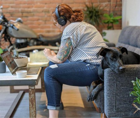 Lee Ann Cotton, Director of Project Management, Massive sitting in lounge